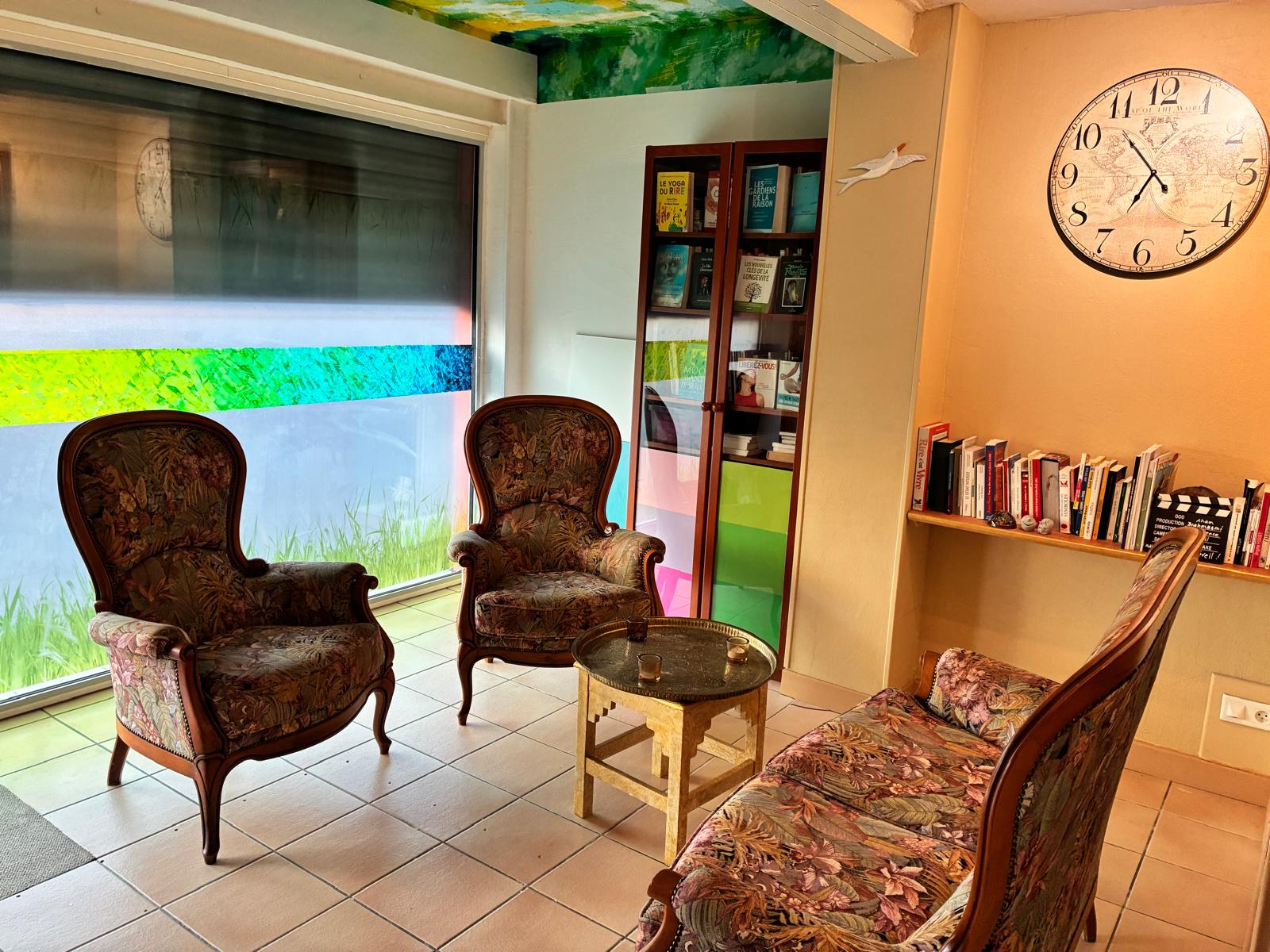 Espace détente cabinet massage bien-être